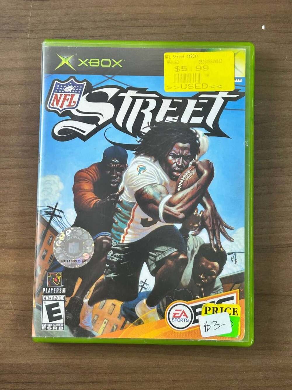 NFL Street Microsoft Original Xbox 2004 NTSC EA Sports BIG Disc Case No Manual